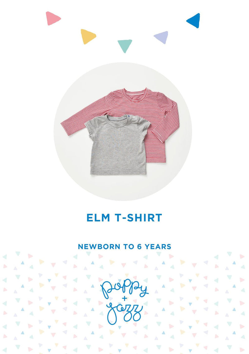 Poppy & Jazz - Elm T-Shirt (Age 0 - 6) - The Fabric Counter