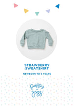 Poppy & Jazz - Strawberry Sweatshirt (Age 0 - 6) - The Fabric Counter