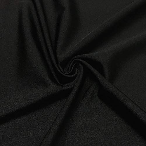 Premium Spandex Lycra - Black - The Fabric Counter