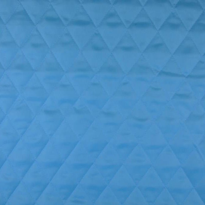 Quilted Lining - Blue - The Fabric Counter