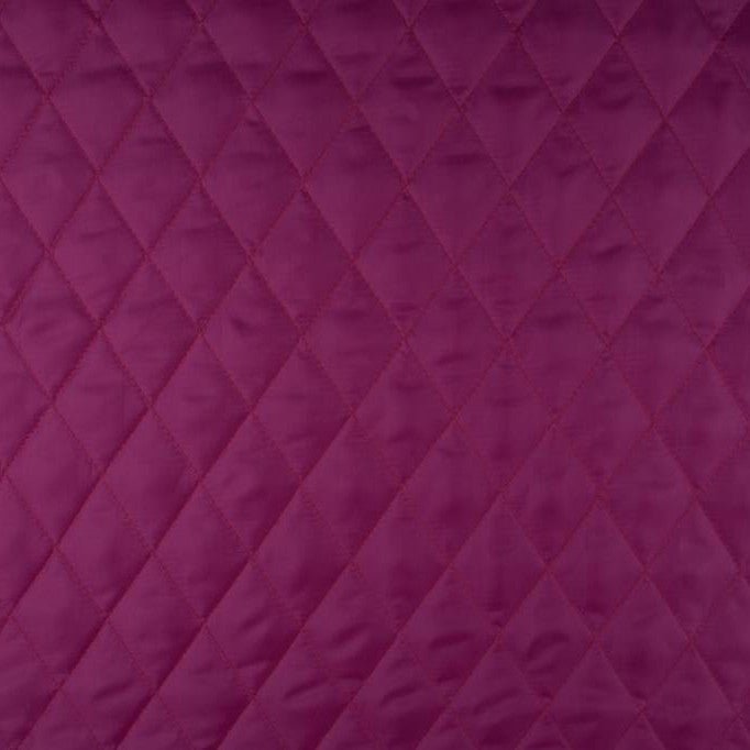 Quilted Lining - Magenta - The Fabric Counter
