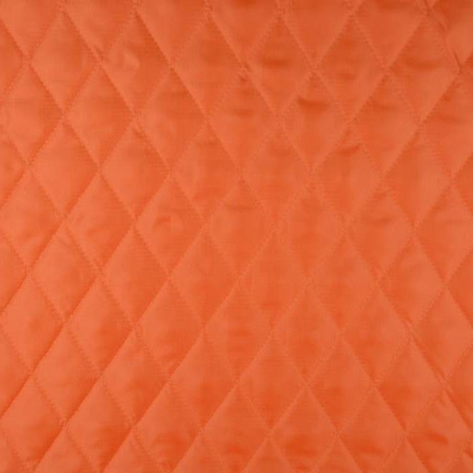 Quilted Lining - Orange - The Fabric Counter