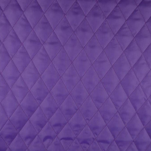 Quilted Lining - Purple - The Fabric Counter