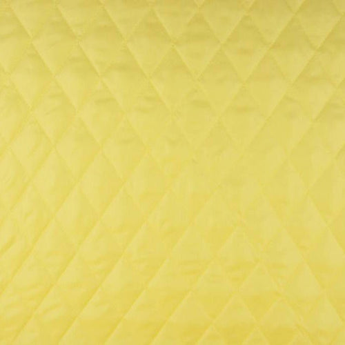 Quilted Lining - Yellow - The Fabric Counter