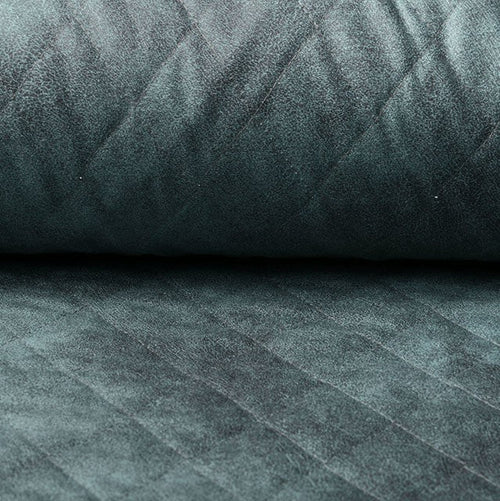 Quilted Suede - Jean - The Fabric Counter