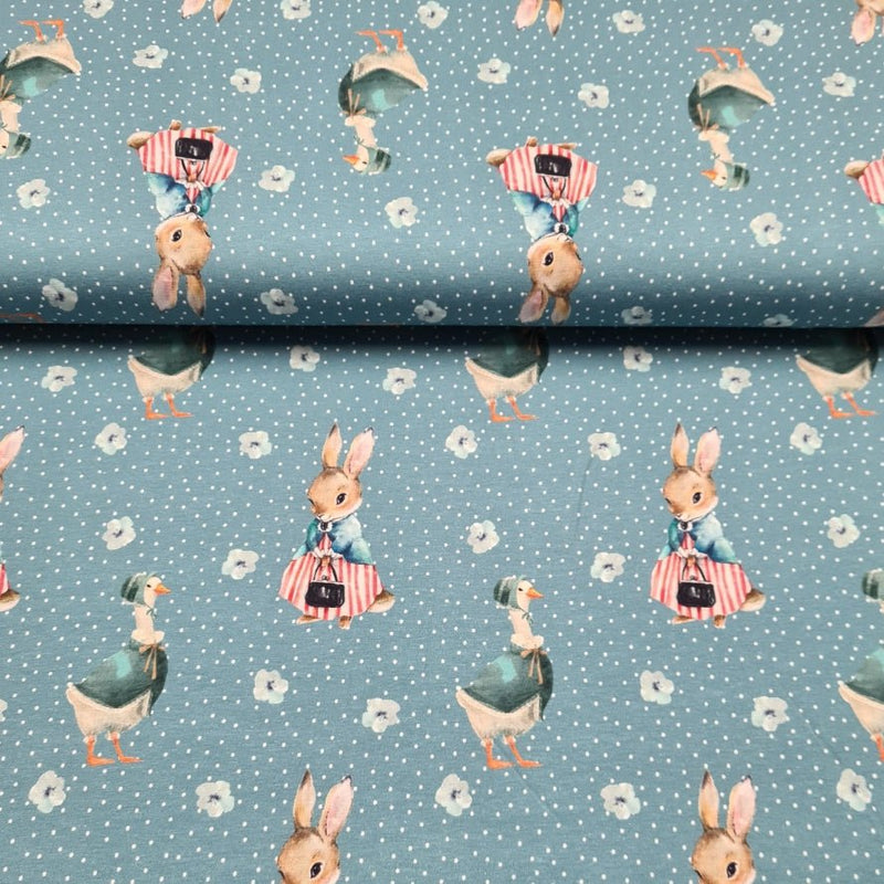 Rabbit - Cotton Jersey - The Fabric Counter