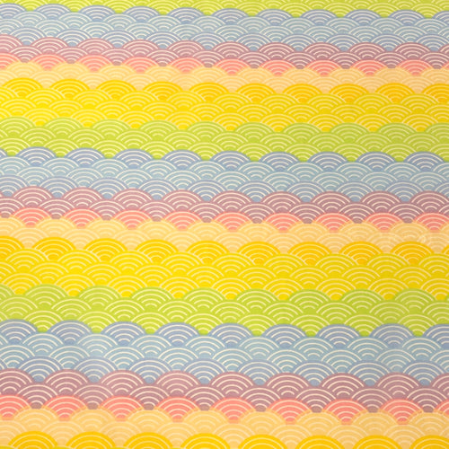 Rainbow print Polycotton - The Fabric Counter