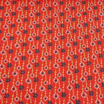Retro Floral Cotton Print - The Fabric Counter