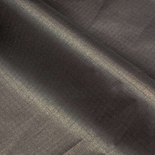 Ripstop Nylon - Dark Grey - The Fabric Counter