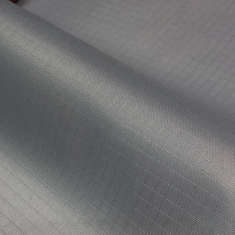 Ripstop Nylon - Silver - The Fabric Counter