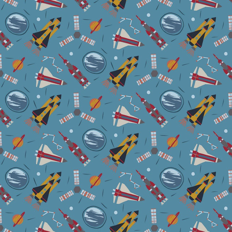 Rockets - GOTS Organic Cotton Jersey - The Fabric Counter
