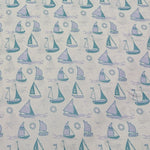 Sailboat Cotton Print - The Fabric Counter