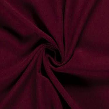 Scuba Crepe - Burgundy - The Fabric Counter