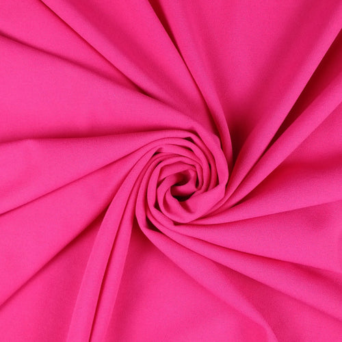 Scuba Crepe - Hot Pink - The Fabric Counter