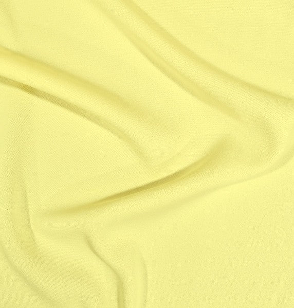Scuba Crepe - Lemon - The Fabric Counter
