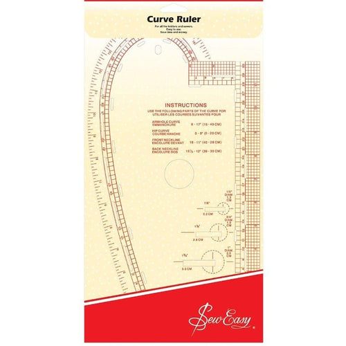 Sew Easy - Curved Ruler - The Fabric Counter