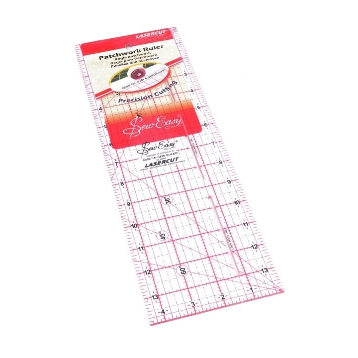 Sew Easy Patchwork Ruler - 14" x 4.5" - The Fabric Counter