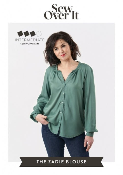 Sew Over It - Zadie Blouse (Size 6-20) - The Fabric Counter