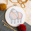 Sheep Embroidery Kit - The Fabric Counter