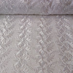 Sinead Embroidered Lace - White - The Fabric Counter