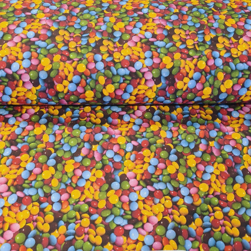 Smarties Digital Cotton Print - The Fabric Counter
