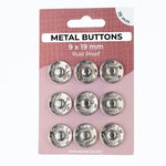 Snap Fastners - Silver - The Fabric Counter