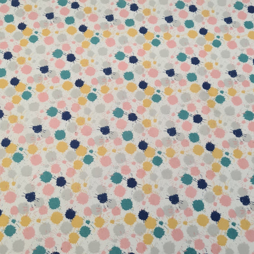 Splatter Cotton Print - The Fabric Counter