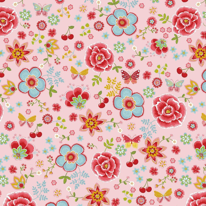Springtime Floral - Cotton Print - The Fabric Counter