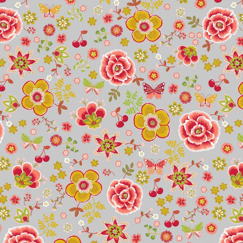 Springtime Floral - Cotton Print - The Fabric Counter