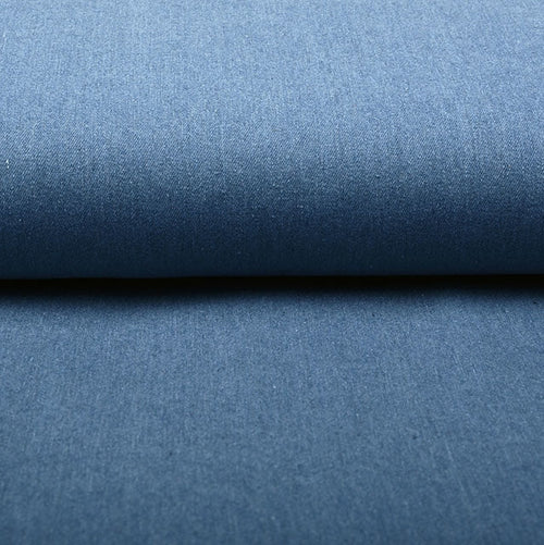 Stretch Denim - Light Blue - The Fabric Counter