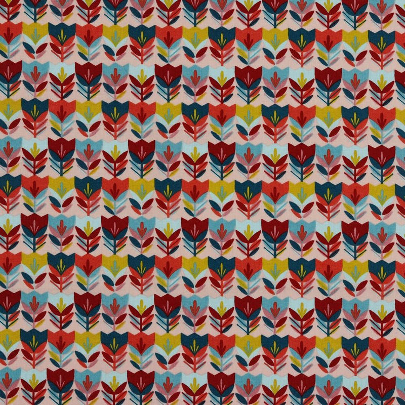 Tulips - Cotton Print - The Fabric Counter
