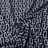 Viscose Jersey - Chain - Navy - The Fabric Counter