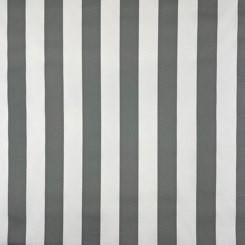 Water Resistant UV Protected Canvas - Grey Stripe - The Fabric Counter