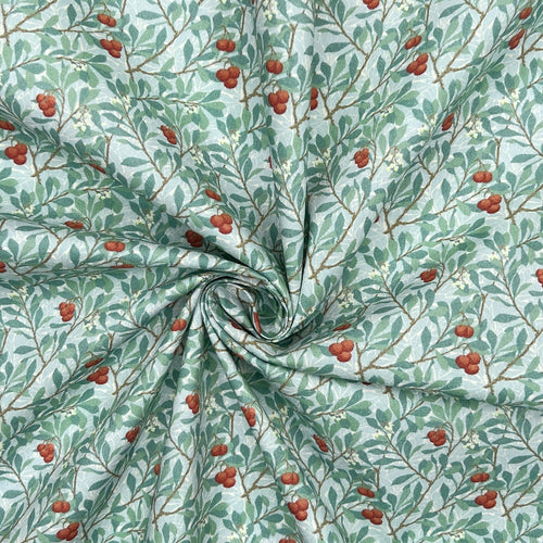 William Morris 200 Count Percale Cotton - Arbutus - The Fabric Counter